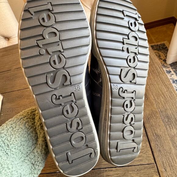 Josef Seibel Women's Size US 7-7.5 EU 38 Dany 59 Blue Jeans Lace Up Sneaker NEW - Picture 7 of 15